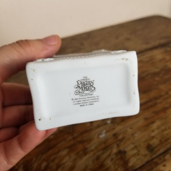 Vintage 1993 Precious Moments "Wishing You a Happy Spring" Gift Bag w/ Handle - Picture 7 of 7